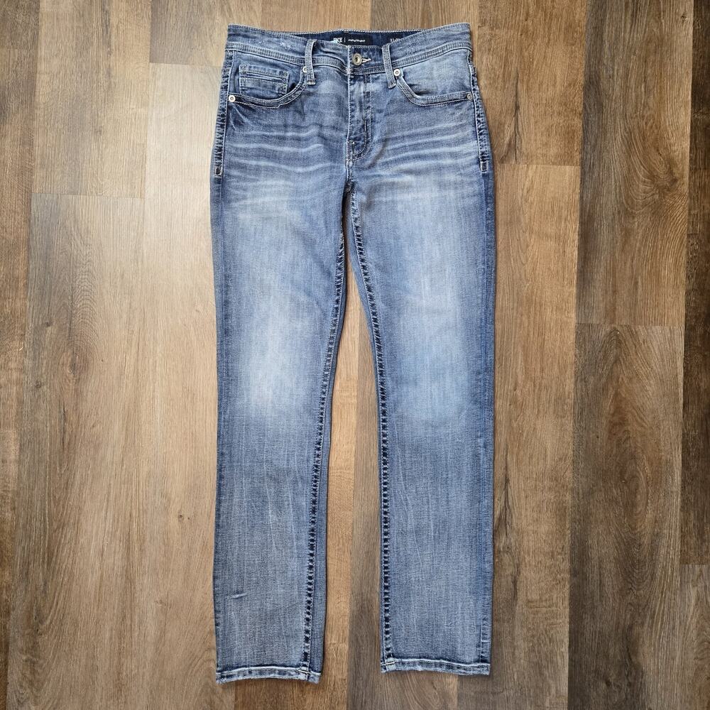 BKE Men's Jake Straight Leg Blue Denim Jeans Size 31 X 32